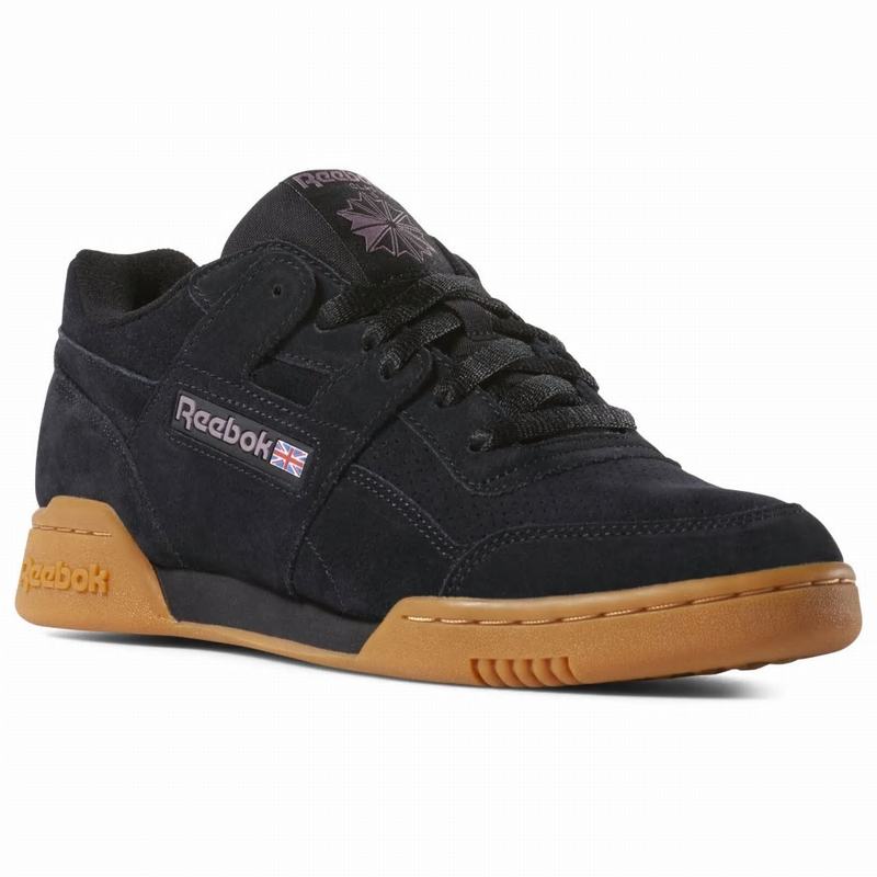 Reebok Workout Plus Mu Tenisky Panske - Čierne/Nachový RW6185ZE